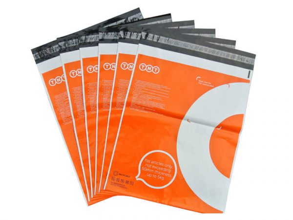 Orange Mailing Bags Post Plastic Packaging Polythene Self Seal Coloured & Daisy 