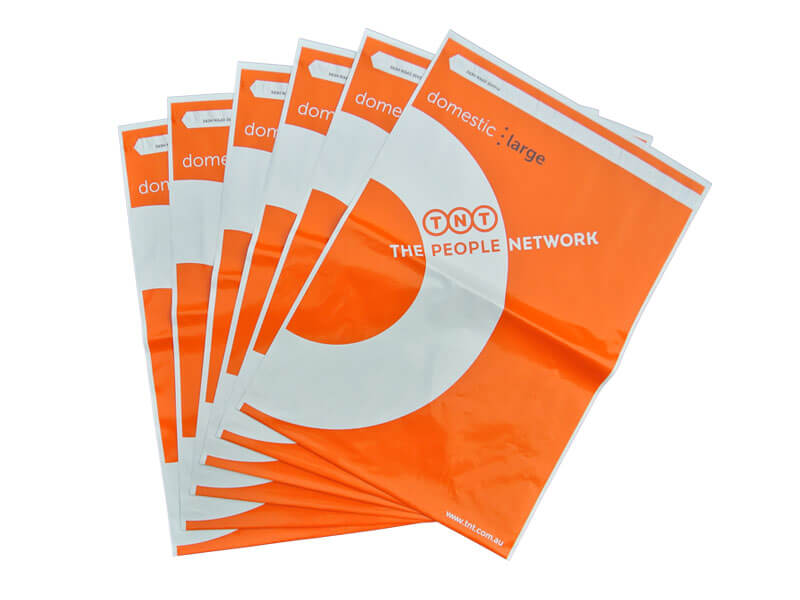 1000 Orange Postal Bags Mailing Parcel Postage Plastic Strong Poly 6.5" x 9" 