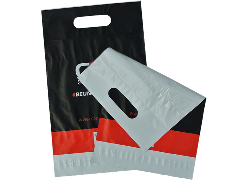Oem Poly Mailer Bag With Handle Custom Printed Plastic Mailing Bags  Clothing Poly Bag Waterproof Envelops
