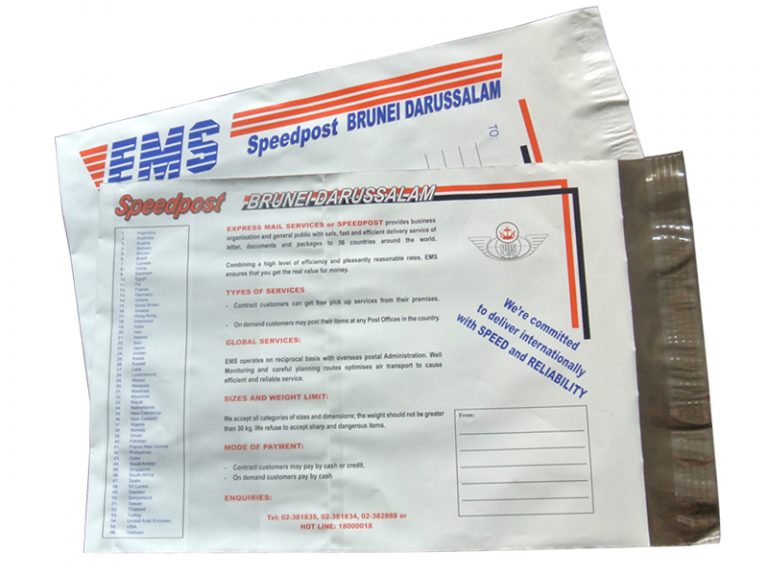 Custom Design EMS Delivery Bag Ems Plastic Express Bags Envelope